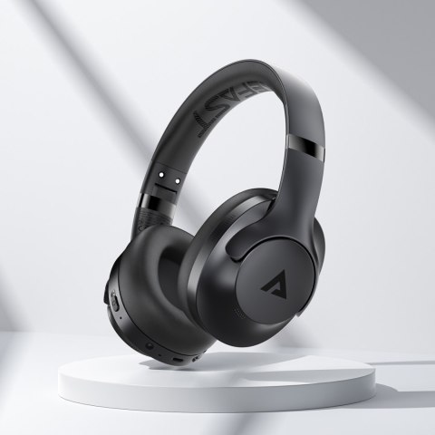 Słuchawki nauszne H4 ANC bezprzewodowe Bluetooth 5.3 IPX4 - czarne