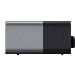 Stacja ładująca 5w1 z wyświetlaczem cyfrowym USB-A USB-C 300W - srebrna