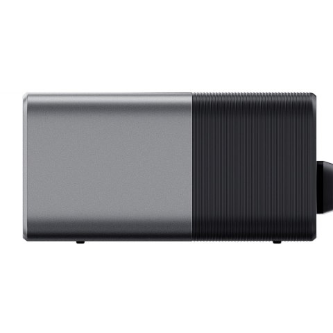 Stacja ładująca 5w1 z wyświetlaczem cyfrowym USB-A USB-C 300W - srebrna