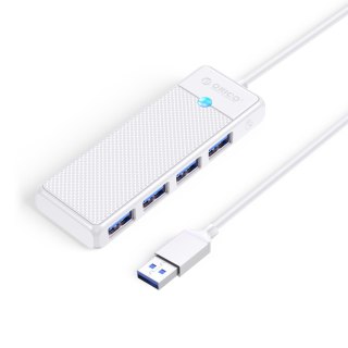 HUB rozdzielacz 4-portowy USB-A 0.15 m - biały