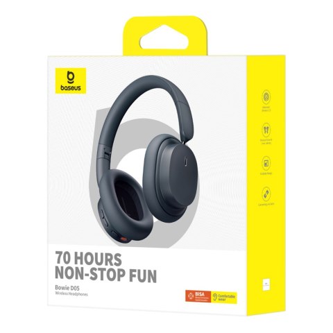 Słuchawki bezprzewodowe nauszne Bowie D05 Bluetooth - czarne