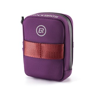 Torba rowerowa podsiodłowa 0.35 l - fioletowa