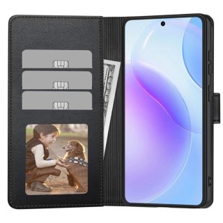 Etui pokrowiec z klapką na Samsung Galaxy A57 5G Wallet - czarny