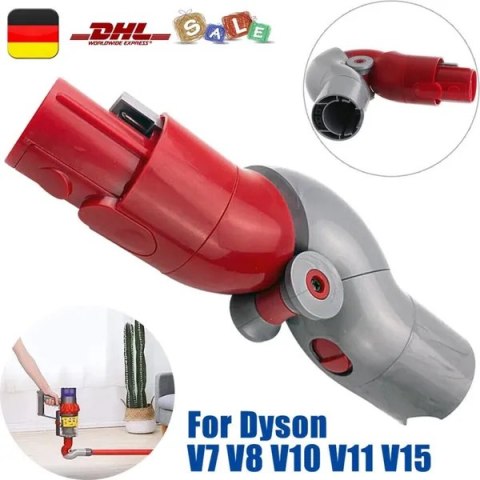 Adapter dolny do odkurzaczy Dyson V7 V8 V10 V11, ABS, 21x4,5x4,5 cm