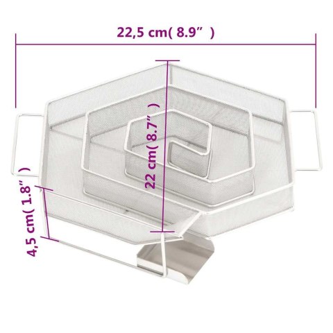 Generator dymu zimnego, 6-stronny, stal nierdzewna, 22,5 cm