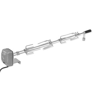 Grill obrotowy ze stali nierdzewnej, 1000 mm, z silnikiem