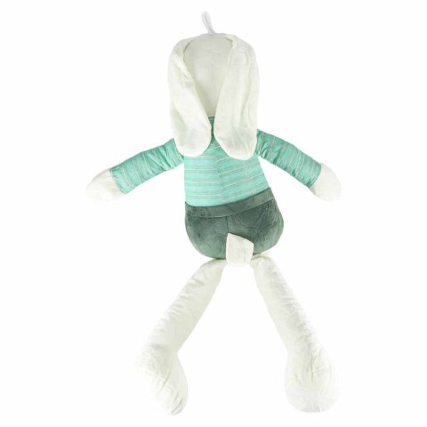 Maskotka pluszak przytulanka królik w zielonych spodenkach 70 cm
