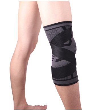 Ochraniacz na kolano 3D sportowy zielony XXXL