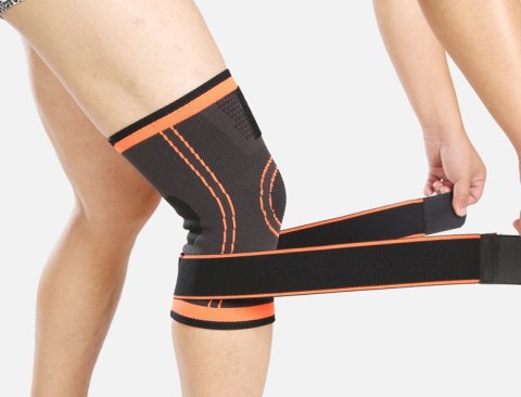 Ochraniacz na kolano 3D sportowy zielony XXXL