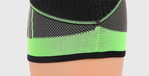 Ochraniacz na kolano 3D sportowy zielony XXXL