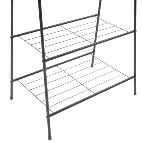 Stojak na ubrania czarny 59 x 35 x 150 cm