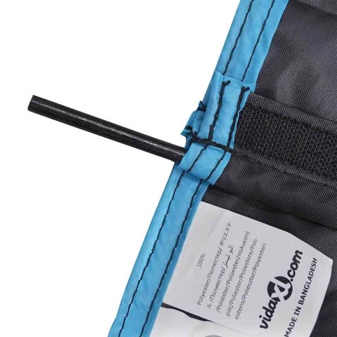 Torba do przechowywania Oxford czarna i niebieska 66 x 40 cm