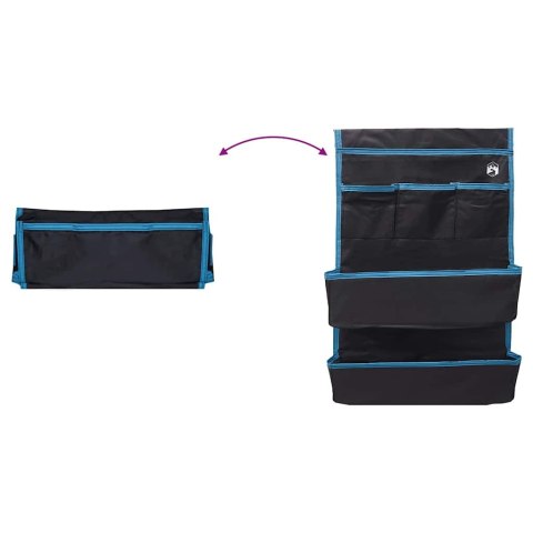 Torba do przechowywania Oxford czarna i niebieska 66 x 40 cm