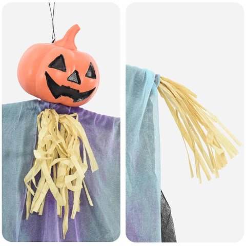 Dekoracyjny duch na Halloween 3 szt. kolorowy 61 x 97 cm poliester