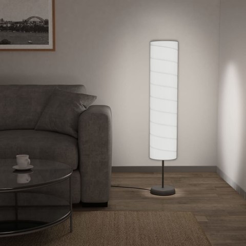 Lampa podłogowa 121 cm biała E27