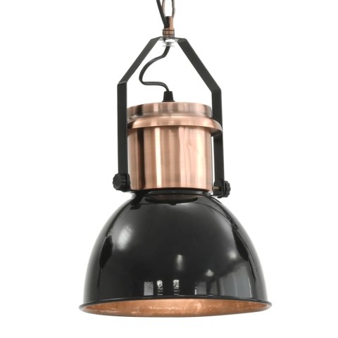 Lampa sufitowa 2 szt. okrągła E27 czarna