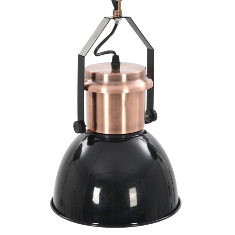 Lampa sufitowa 2 szt. okrągła E27 czarna