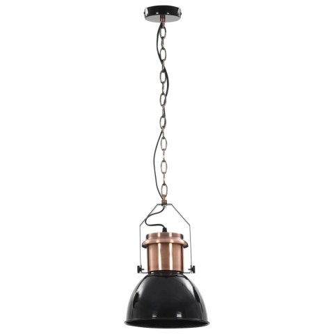 Lampa sufitowa 2 szt. okrągła E27 czarna