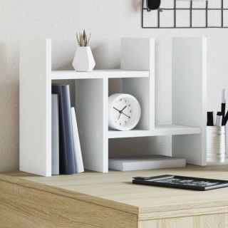 Organizer biurkowy drewniany 34.5x15.5x35.5 cm biały