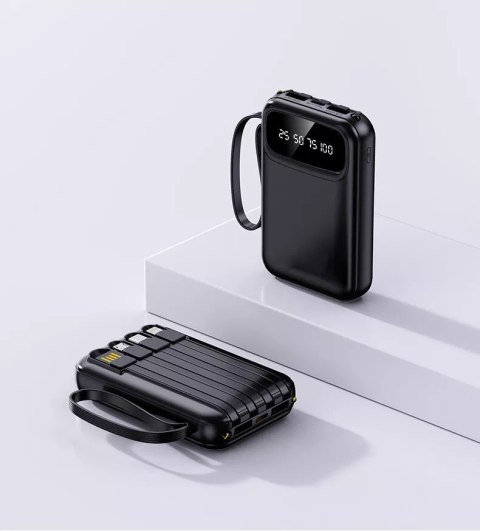 Power bank 30000mAh, szybka ładowarka USB, zewnętrzna bateria