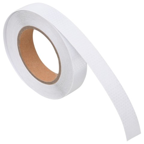 Taśma odblaskowa 2.5 cm x 20 m PVC biała