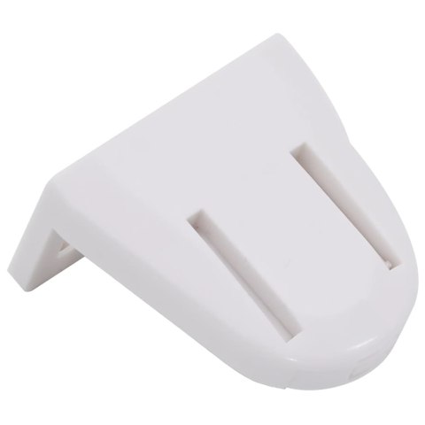 Akcesoria do rolet 19 sztuk białe PVC