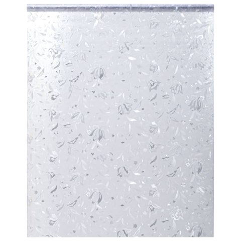 Folia okienna matowa kwiatowa PVC 90 cm x 5 m
