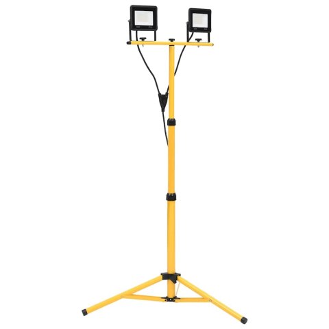 Lampa LED projektor z tripod 2x30 W ciepła biała