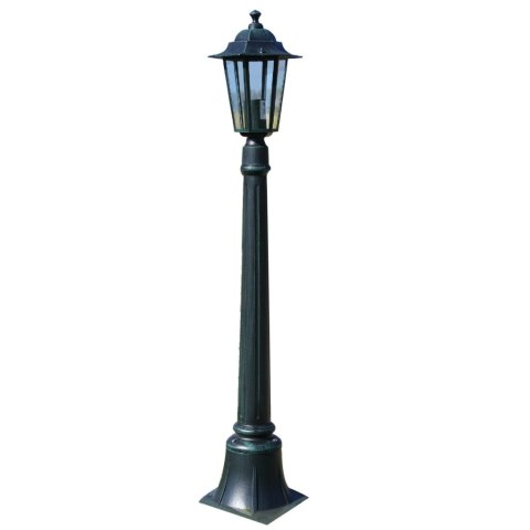 Lampa ogrodowa 105 cm aluminium szkło ciemnozielona