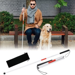 Lekkie składane kijki trekkingowe z torbą 38 cm