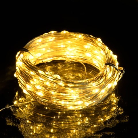 Oświetlenie LED 40 m 400 diod ciepła biała