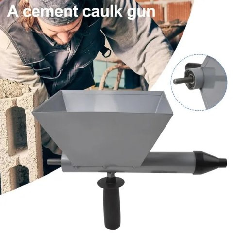 Pistolet natryskowy do cementu ze stali nierdzewnej, 4 wymienne dysze