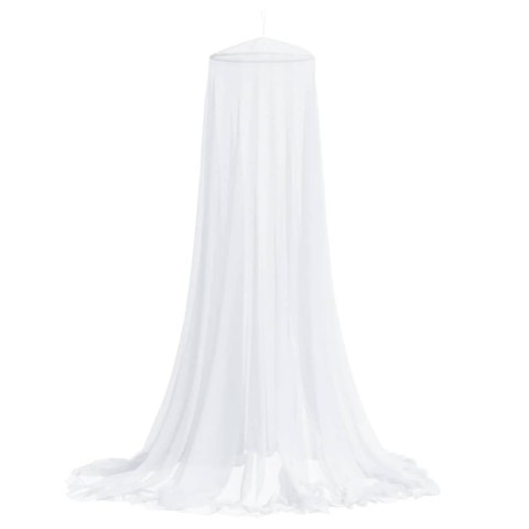 Siatka na komary do łóżka 220 cm, biała, poliestrowa, A-frame