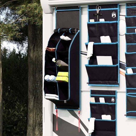 Torba do przechowywania z materiału Oxford czarna niebieska 140x43 cm