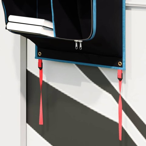 Torba do przechowywania z materiału Oxford czarna niebieska 140x43 cm