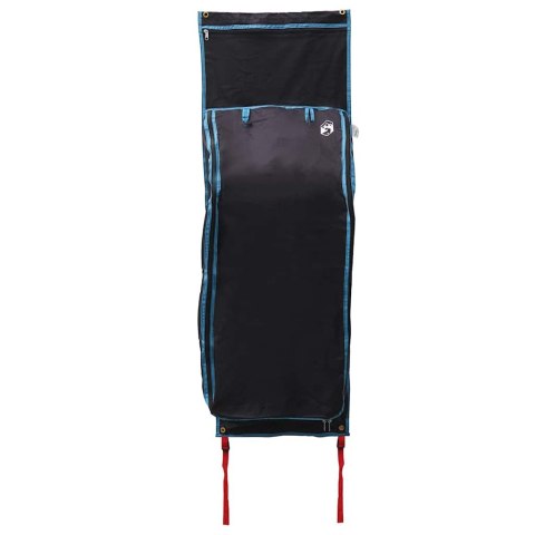 Torba do przechowywania z materiału Oxford czarna niebieska 140x43 cm