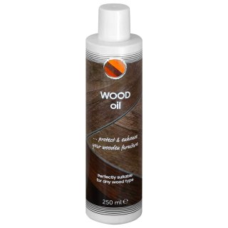 Olej do mebli drewnianych 250 ml, brązowy, z tkaniną