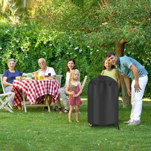 Pokrowiec na grill okrągły 73x71 cm z materiału Oxford 210D