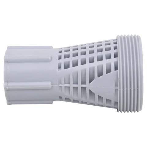 Łączniki węża basenowego 2 szt. plastikowe szare