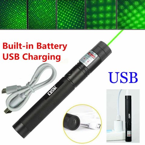 Laserowy wskaźnik zielony USB 1mW 532nm do astronomii