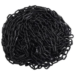 Łańcuch barierowy 30 m czarny 4 mm