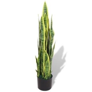 Sztuczna sansewieria w doniczce 90 cm zielona