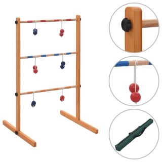 Ladder golf drewniany z akcesoriami do gry