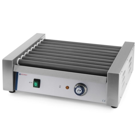 Roller grill podgrzewacz rolkowy do parówek 9 rolek 940 W - hendi 268605