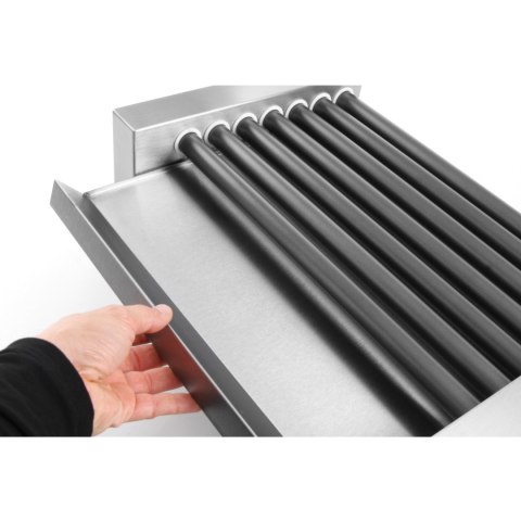 Roller grill podgrzewacz rolkowy do parówek 9 rolek 940 W - hendi 268605