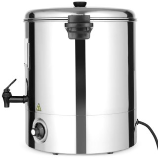 Warnik podgrzewacz do wody grzanego wina stalowy 2200W 28L - Hendi 209905