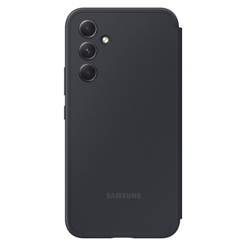 Etui pokrowiec z klapką okienkiem portfel na kartę Galaxy A54 5G Smart View Wallet czarne