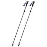 Kijki trekkingowe nordic walking aluminiowe 110 - 130 cm - fioletowe
